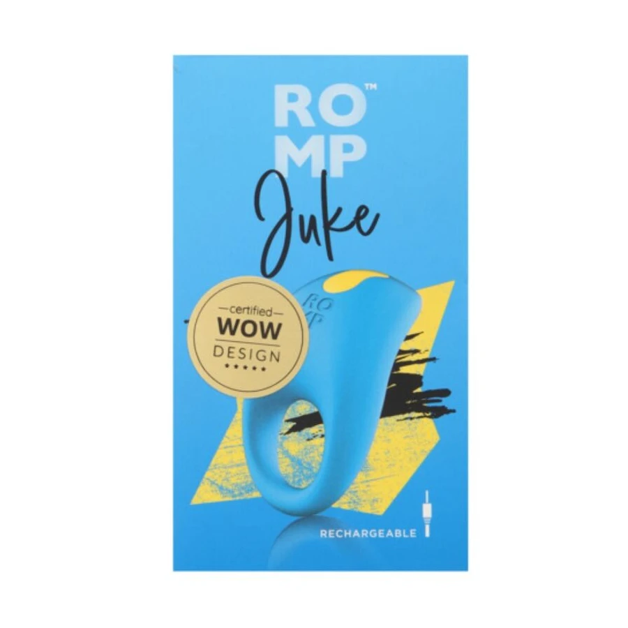 ROMP - JUKE SILICONE PENIS RING WITH CLITORAL STIMULATION VIBRATOR